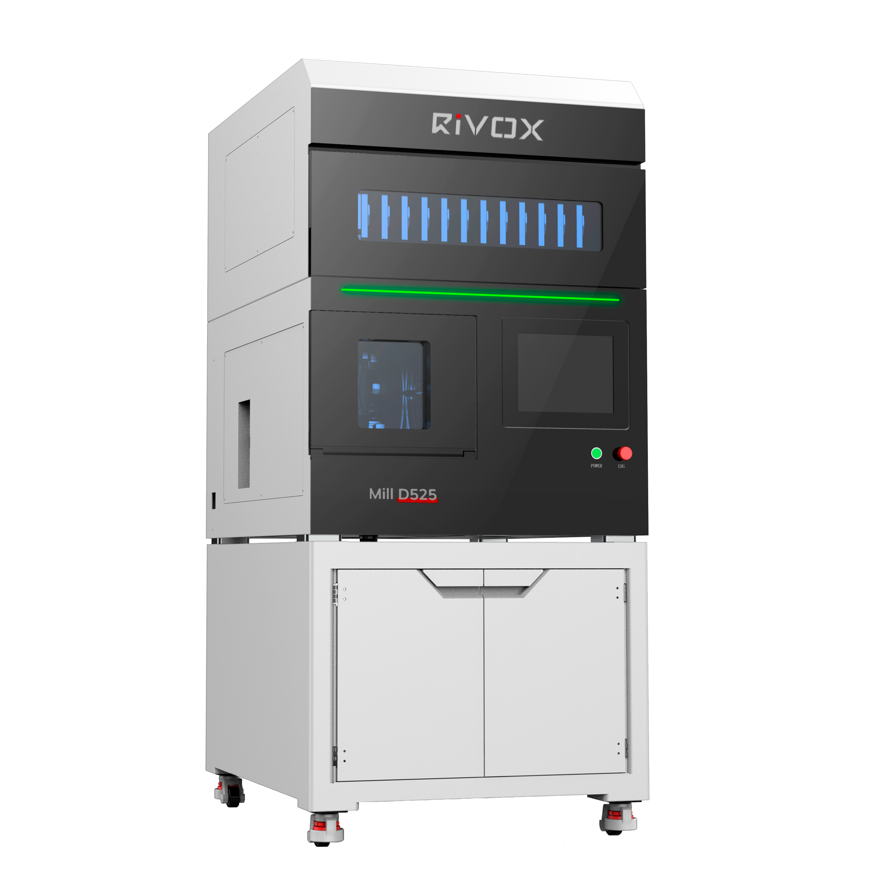 Изображение Rivox Mill D525 станок фрезерный 5-осевой для сухого фрезерования, 1,8 КВт