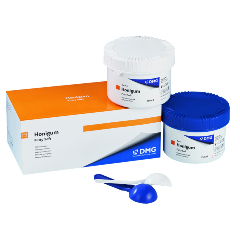 Изображение Honigum Putty Soft оттискный материал, мягкий, 2х450мл 1 из 1