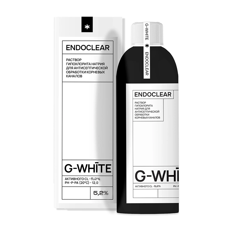 Изображение Эндоклиар / Endoclear жидкость гипохлорит натрия 5,2% флакон 100мл G-White