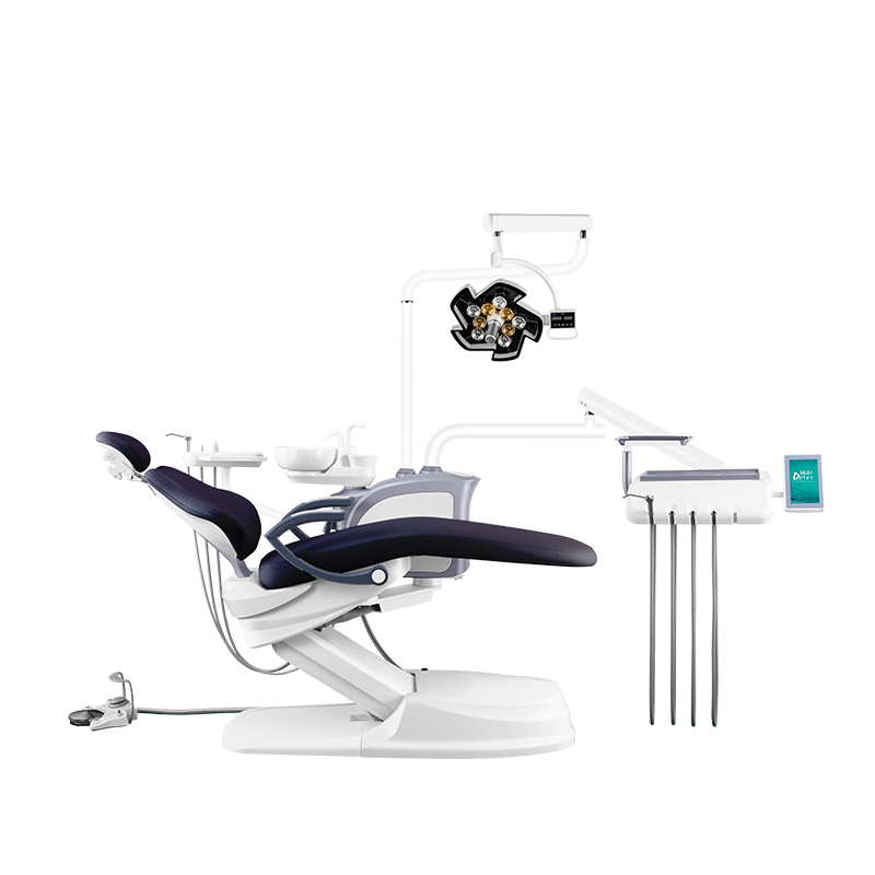 Изображение Установка стомат DETES TS TOP-301, цвет Black / черный Youth, бесшовн., нижняя/п, скейлер и п/лампа WOODPECKER, NEBULA 10