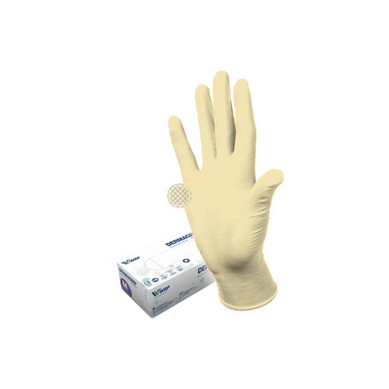 Изображение Перчатки Dermagrip Examination латекс нестер неопудр текстур XS 50пар