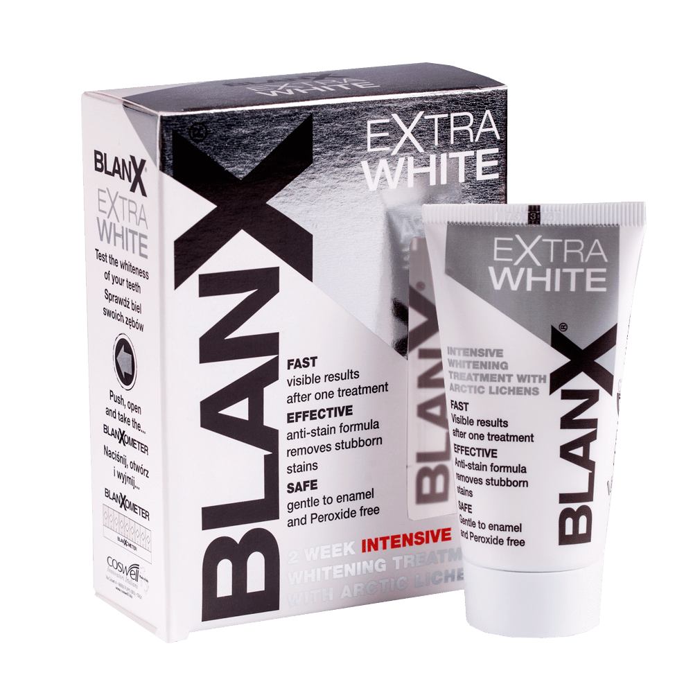 Изображение Зубная паста серии EXTRA WHITE: Blanx Extra White / Бланкс Мед интенс отбеливающая 30мл 1 из 1