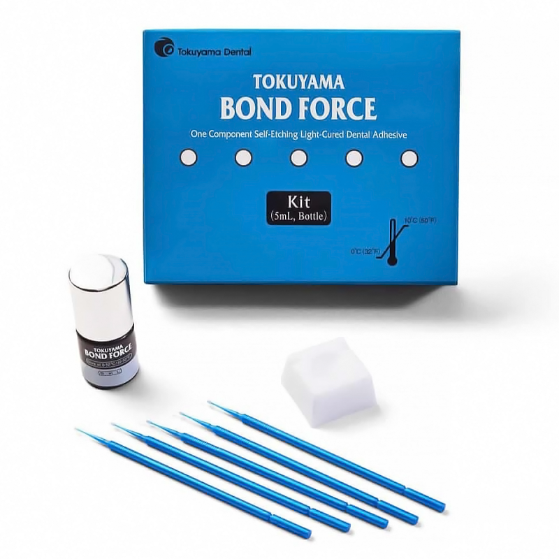 Изображение Адгезив Tokuyama bond force II kit, 5мл + аппликаторы 1 из 1