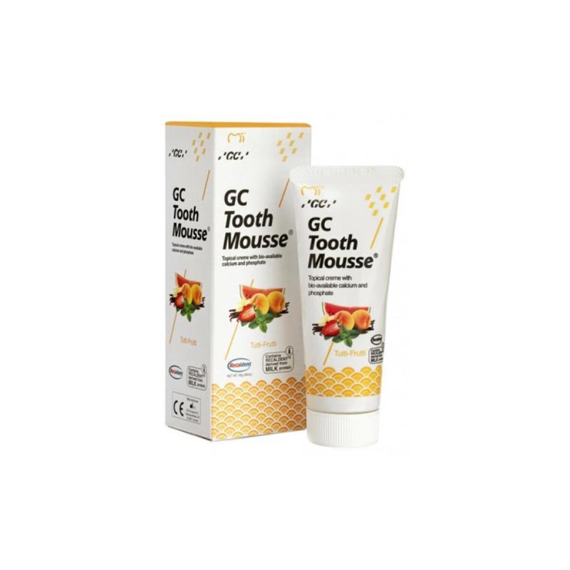 Изображение Мусс для реминерализации Tooth Mousse GC мультифрукт, 40гр  1 из 1