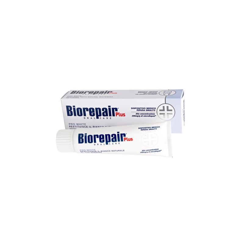 Изображение Зубная паста Biorepair ProWhite Plus / Биорепейр сохраняющая белизну 75мл 1 из 1