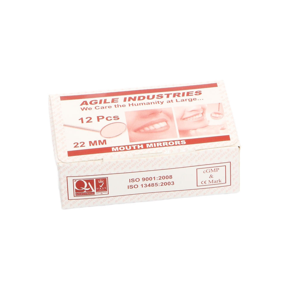 Изображение Зеркало стоматологическое №4, 22мм, 12шт