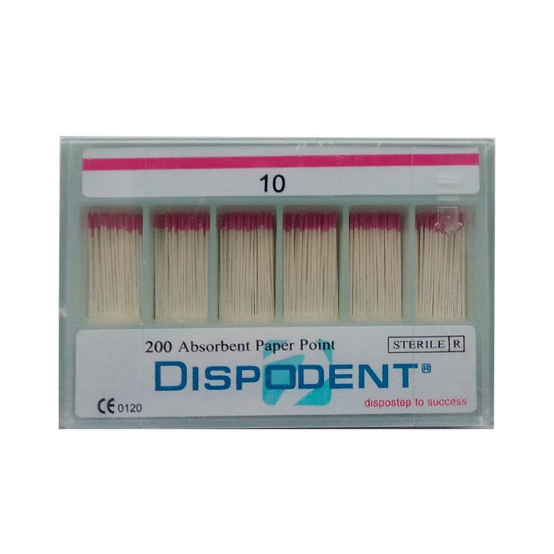 Изображение Штифты бумажные 02 №10 200шт Dispodent 1 из 1