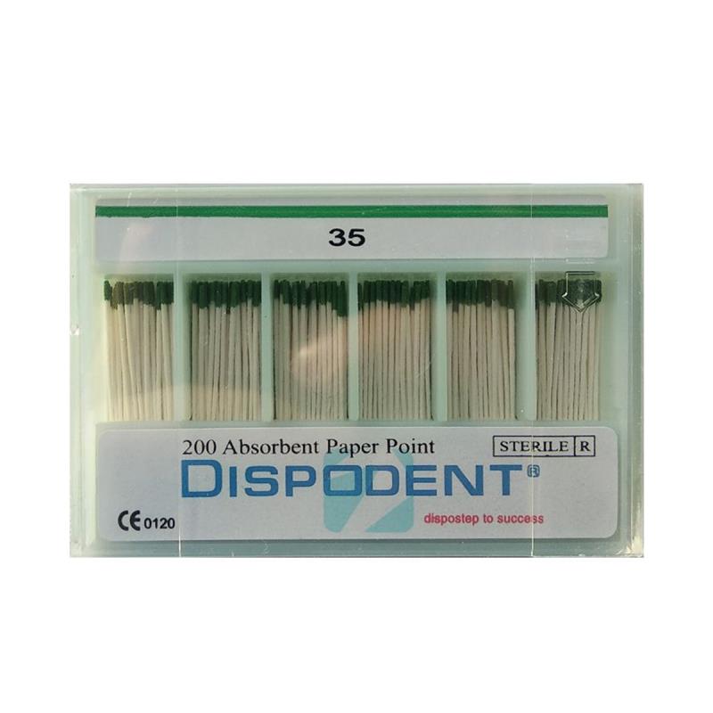 Изображение Штифты бумажные 02 №35 200шт Dispodent 1 из 1