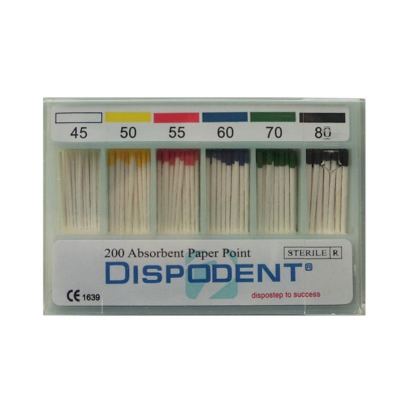 Изображение Штифты бумажные 02 №15-40 200шт Dispodent 1 из 1