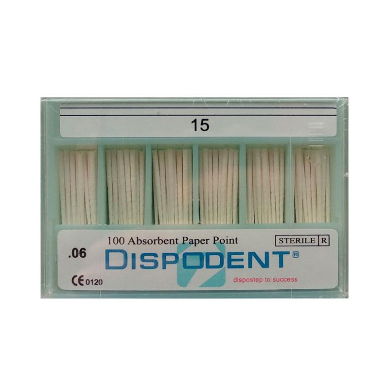 Изображение Штифты бумажные 06 №15 100шт Dispodent 1 из 1