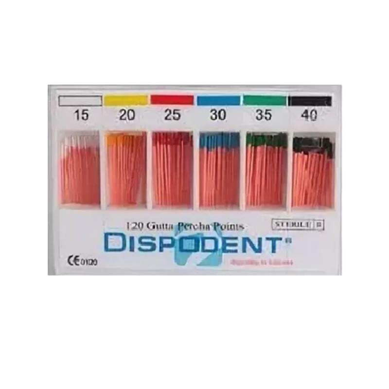 Изображение Штифты гуттаперчевые 06 №15 60шт Dispodent 1 из 1