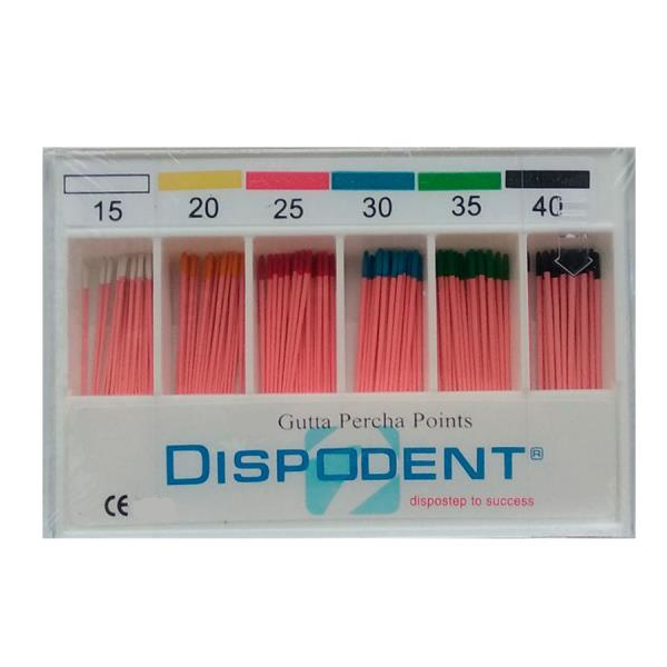 Изображение Штифты гуттаперчевые 06 №15-40 60шт Dispodent 1 из 1