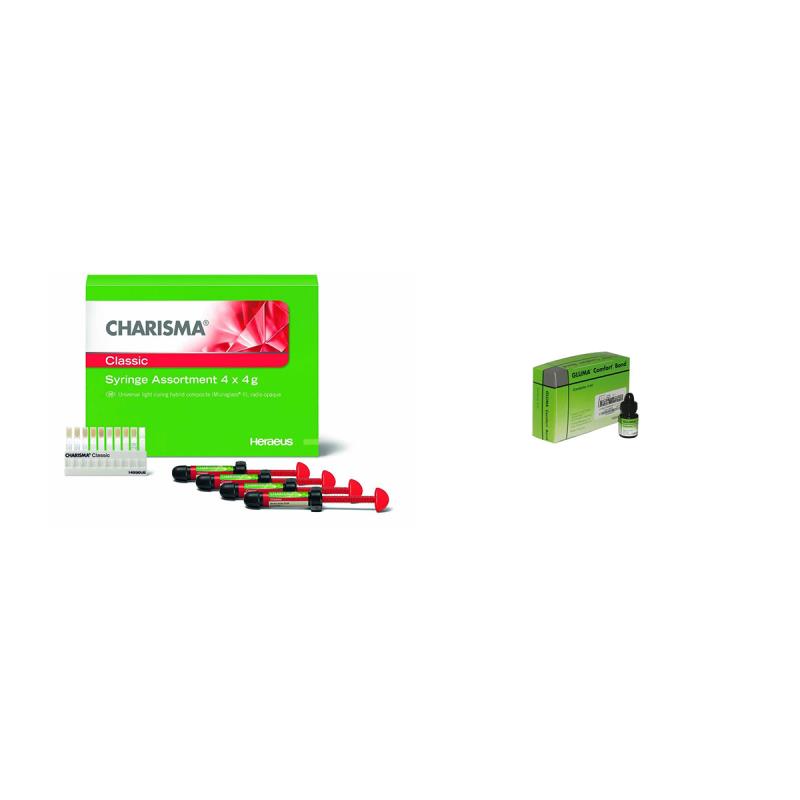 Изображение Карисма Классик набор / Charisma CLASSIC Combi Kit шприц 4гр х 6шт+ Глума комфорт Бонд 66056109 1 из 1
