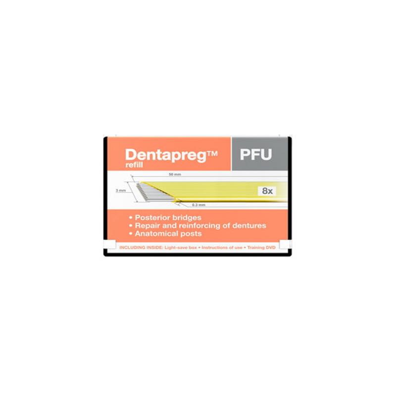 Изображение Лента для шинирования PFU 5см Dentapreg 8шт 1 из 1