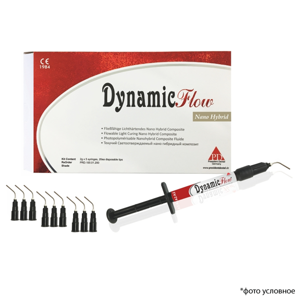 Изображение Динамик Флоу Кит / Dynamic Flow Kit, 5шпрx2гр A1, A2, A3, B2, B3 20 шт насадки д/шпр. 1 из 1