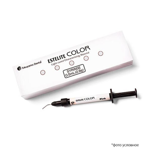 Изображение Estelite Color, цвет Pink Opaque (розовый опак), шприц 0,9гр 1 из 1