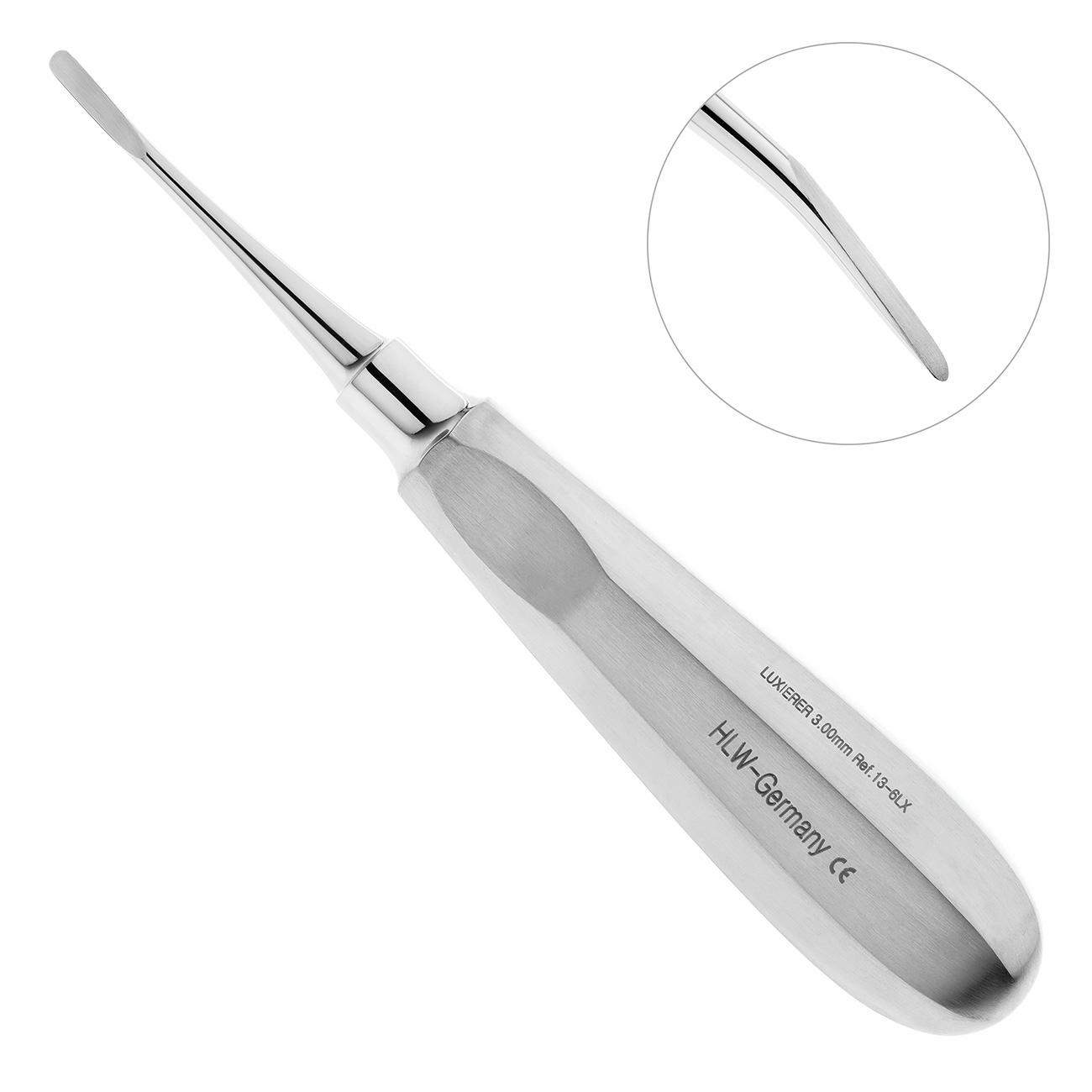 Изображение Люксатор изогнутый 3,0мм 13-6LX