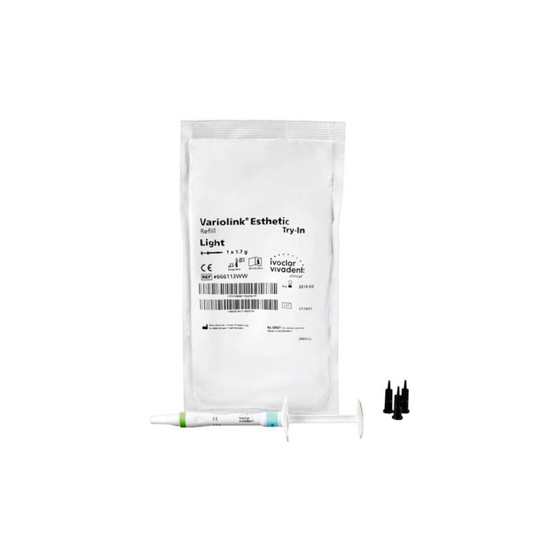 Изображение Вариолинк Эстетик/ Variolink Esthetic Try-In Refill light 1,7гр 666113WW 1 из 1