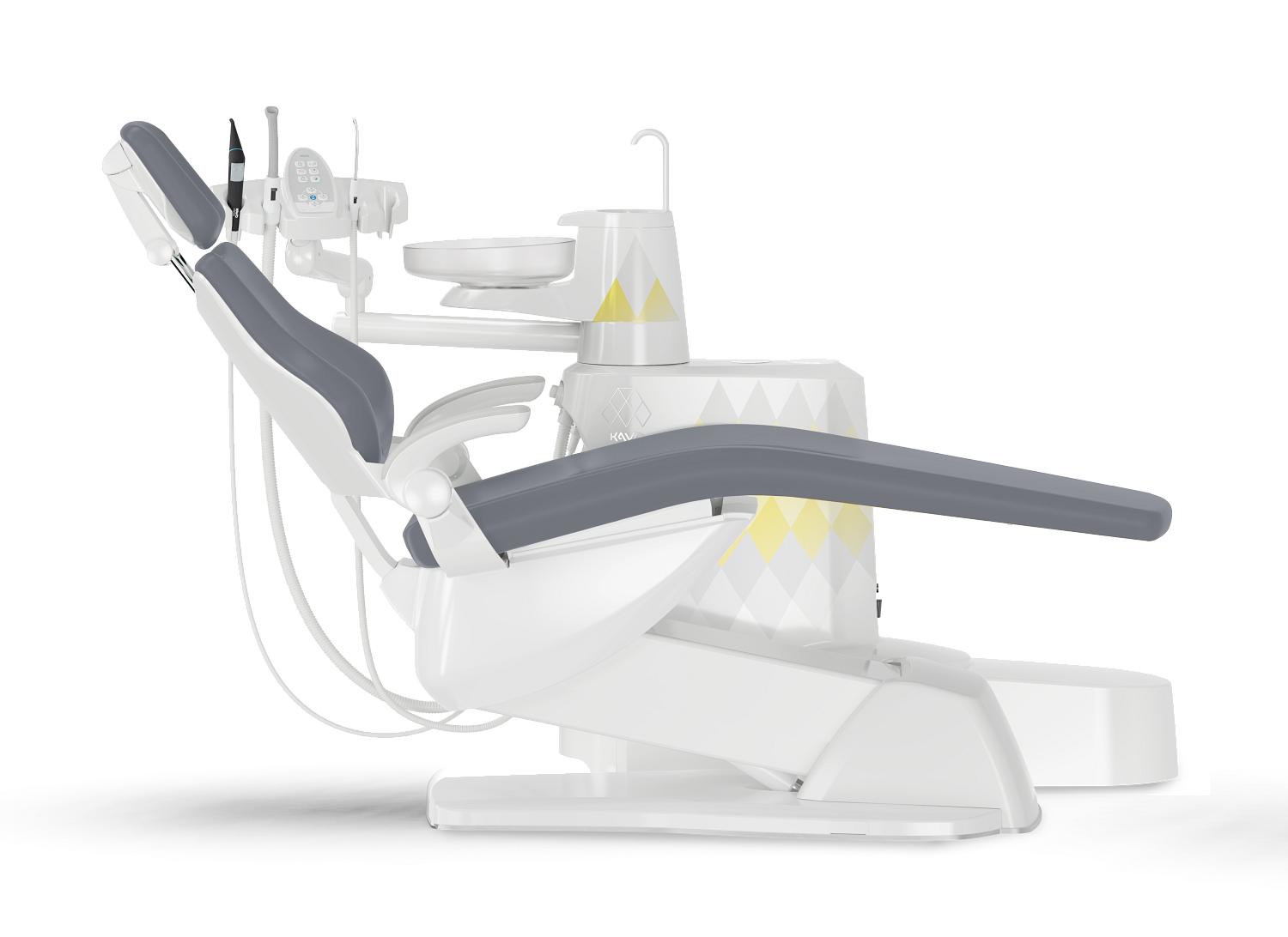 Изображение Установка стомат. KaVo PRIMUS 1058 Life TM-нижняя подача,светильник KaVo 540 LED T R,мотор INTRA LUX KL703,обивка 46 1.010.5000 1 из 1