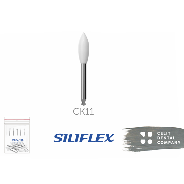 Изображение Головки эластичные Siliflex СК11, пламя, 10шт. 1 из 1