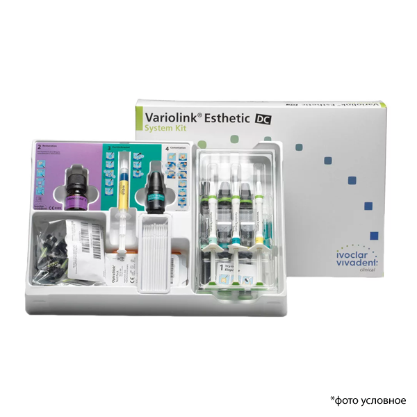 Изображение Вариолинк Эстетик/Набор Variolink Esthetic DC System Kit/Tetric N-Bond Universal (bottle)  1 из 1