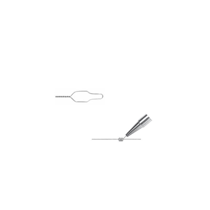 Изображение Лигатура Preformed Ligature Wire металлическая короткая преформированная скрученная 010 1000шт 47-010-10 1 из 1