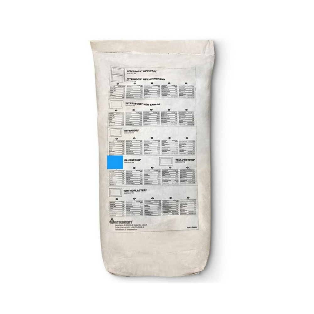 Изображение Гипс Blue Stone 3 класс, синий, мешок, 25 кг ЧЗ