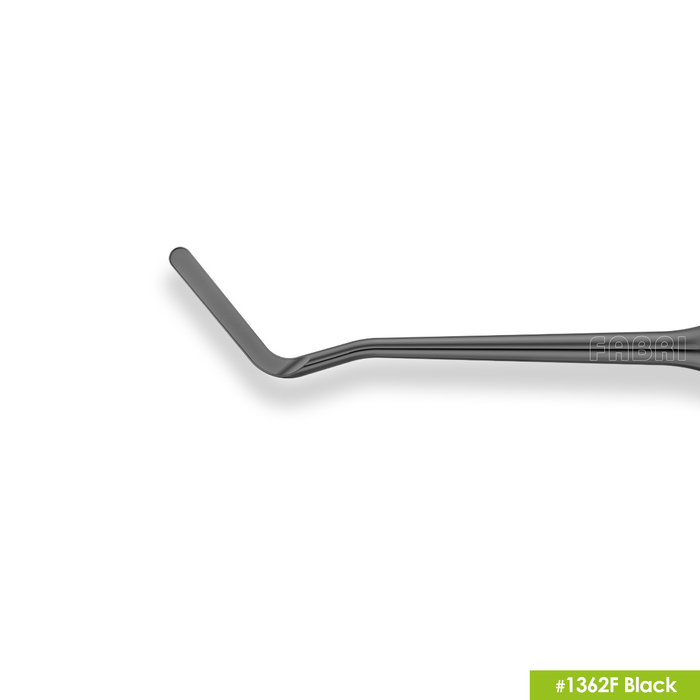 Изображение 1362F Black Узкая гладилка с штопфером Ø1.3mm. Эргономичная ручка Ø10mm. Покрытие Black 4 из 6