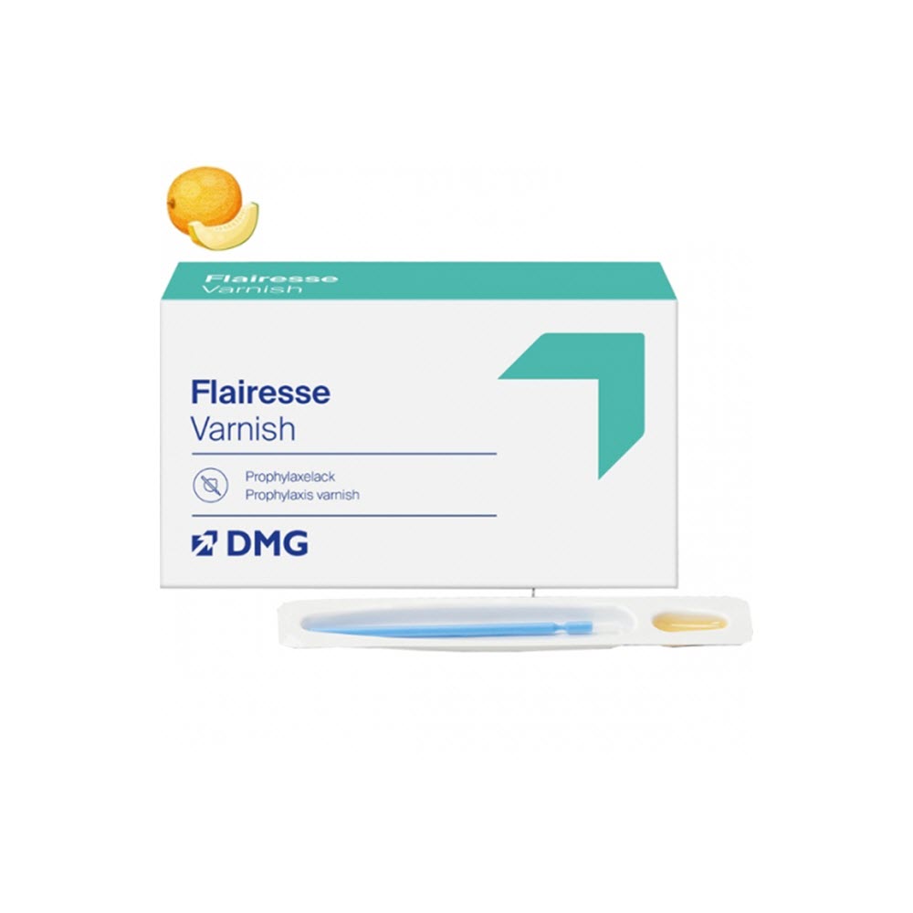 Изображение Flairesse лак профилактический со вкусом дыни (melon), блистеры, 35х0,4мл