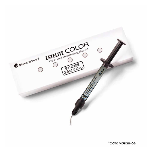 Изображение Estelite Color, цвет Gray (серый), шприц 0,9гр 1 из 1