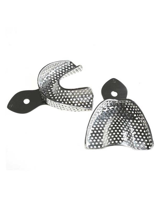 Изображение Ложки слепочные Hi-Tray Metal перфорированные верх/низ, 10 шт (арт. D5K10P) 1 из 1