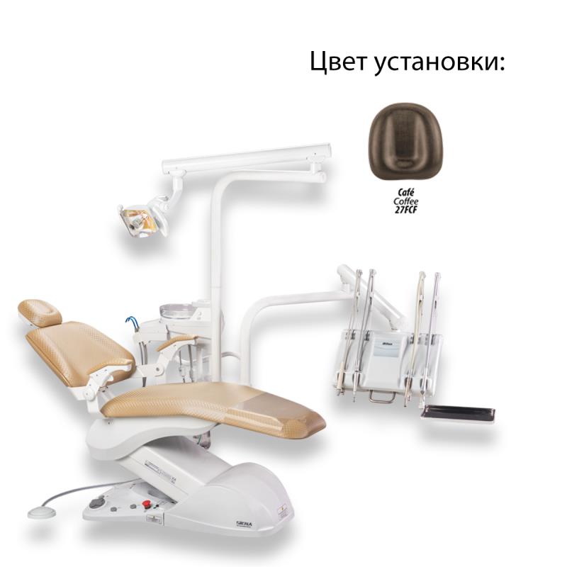 Изображение Установка стомат Gallant верх подача с ф/о,2 слюноотсоса,стул врача 27FCF (Coffe) 904 1 из 1