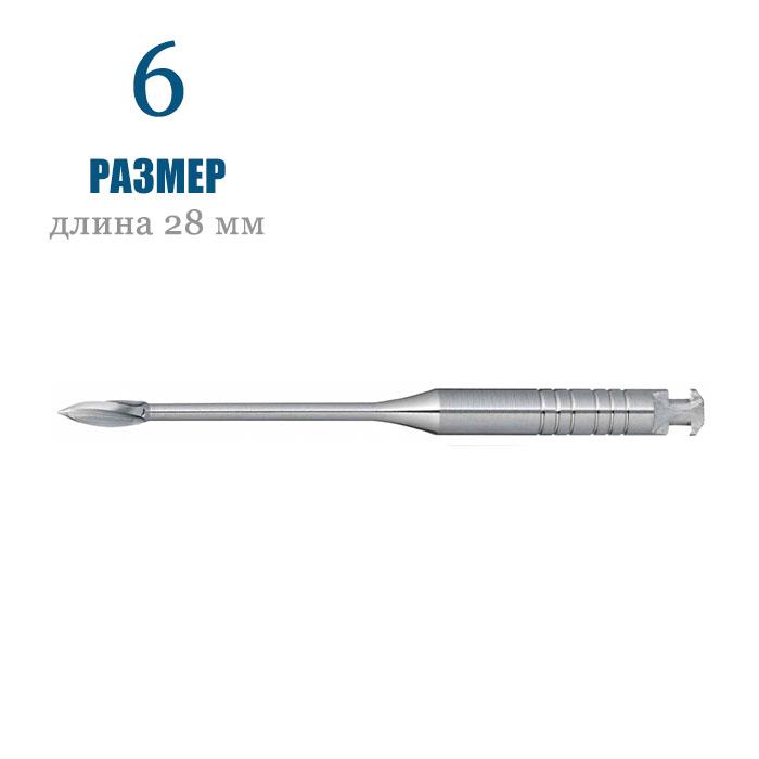 Изображение Eurofile Gates Drills размер 6 сталь 28мм 6шт 1 из 1