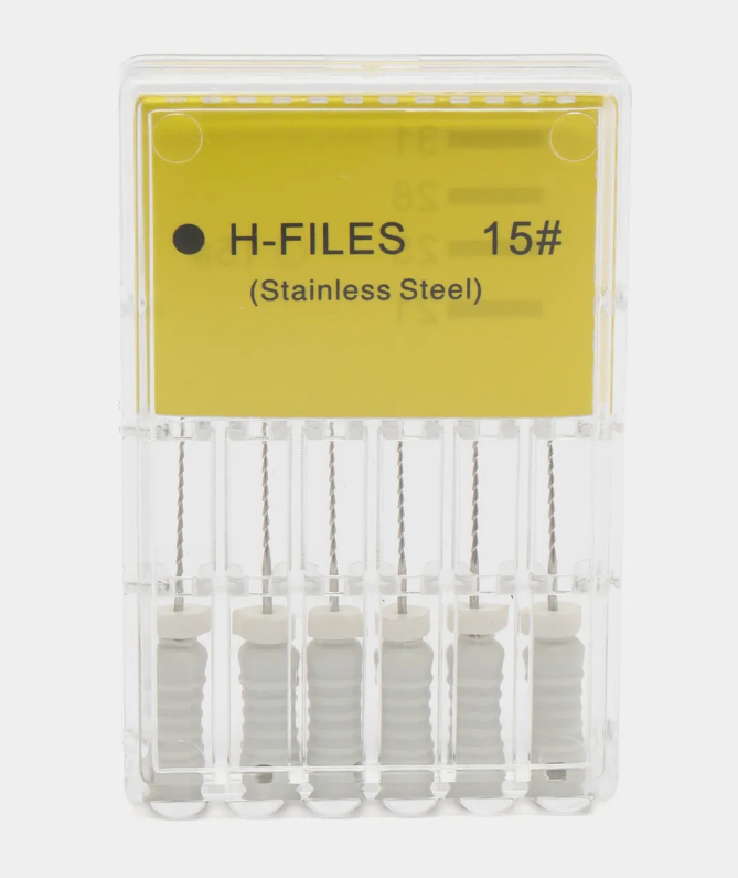 Изображение K -файлы/ K -Files, конусность 02, размер 15/21 мм, сталь, 6 шт 3 из 3