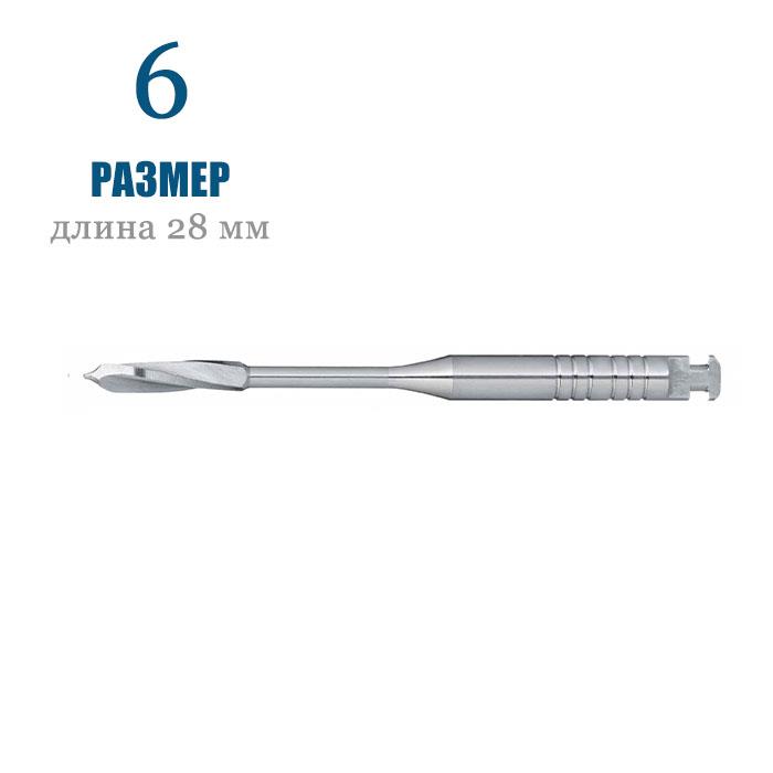 Изображение Пизо римеры / Peeso Reamers 6/28мм сталь 6 шт Eurofile 1 из 1