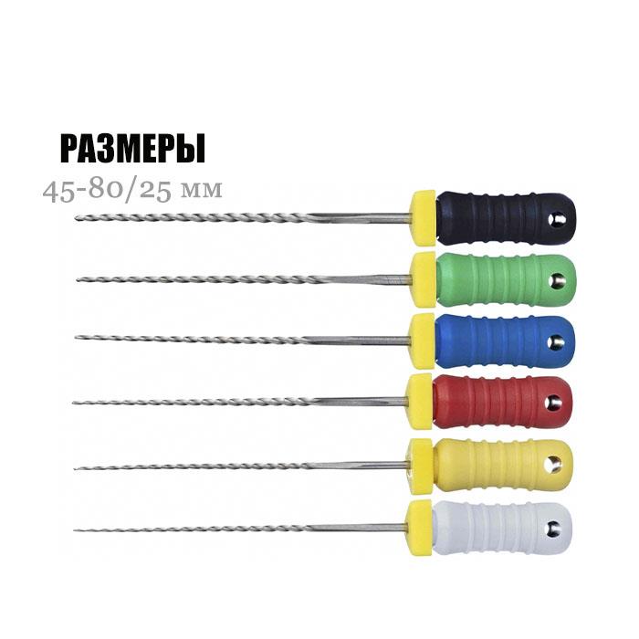 Изображение Римеры / Reamers в наборе: №45, 50, 55, 60, 70, 80 /25 мм сталь 6 шт Eurofile 1 из 1