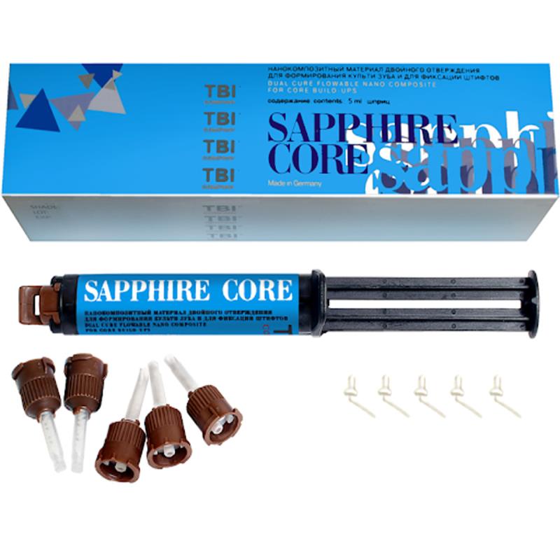 Изображение SapphireCore цвет А2, текучий нанокомпозит, шприц МиниМикс, 5мл