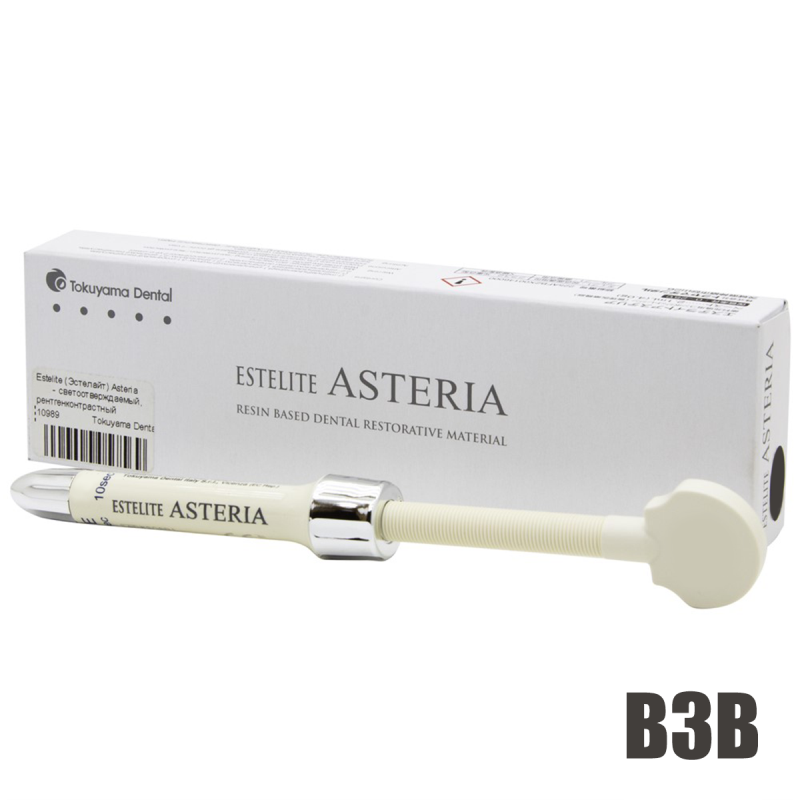 Изображение Estelite Asteria Syringe, оттенок В3B, шприц 4 гр 1 из 1