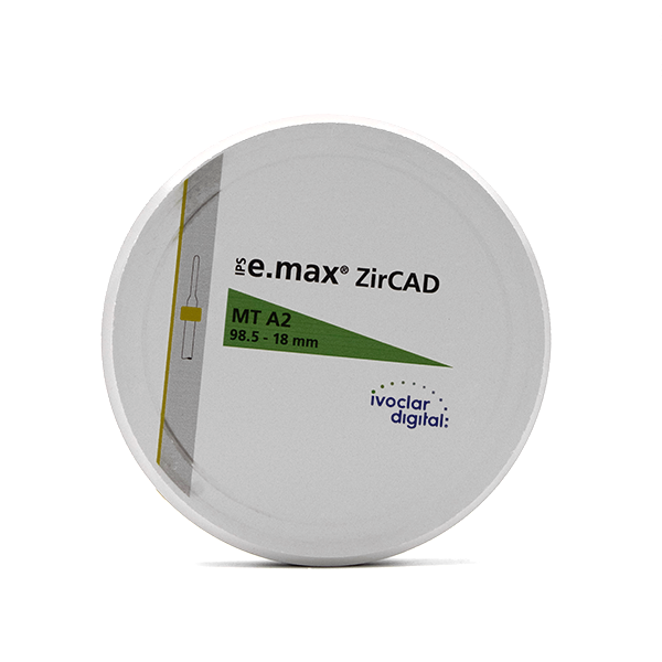 Изображение Емакс диски для фрезерования IPS e.max ZirCAD MT A2 98.5-18/1 2 из 3