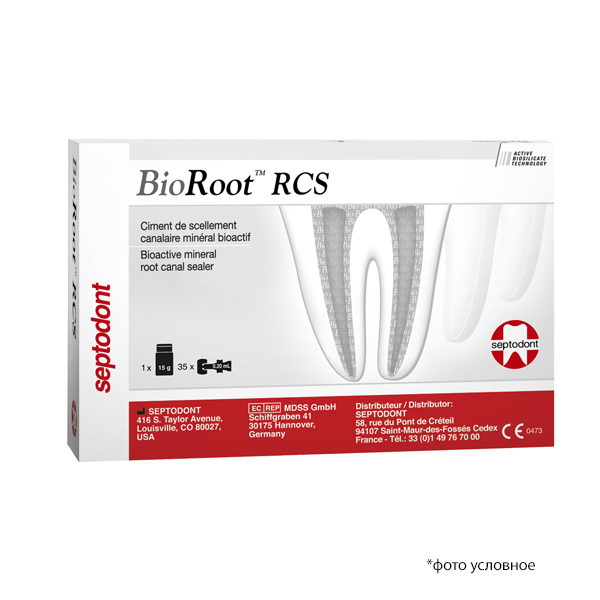 Изображение Материал для пломб корн каналов Биорут/ Bioroot RCS биокерам 15гр жидкость 0,2мл х 35шт 1 из 1