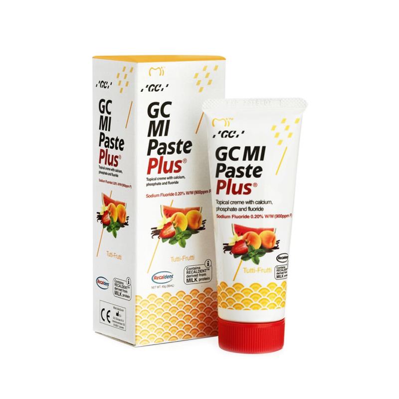 Изображение Паста GC MI Paste Plus, вкус мультифрукт, 40гр