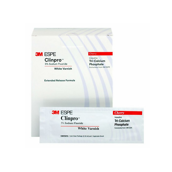 Изображение Клинпро Вайт Варниш / Clinpro White Varnish малый набор 50шт вкус вишня 12249C 1 из 1