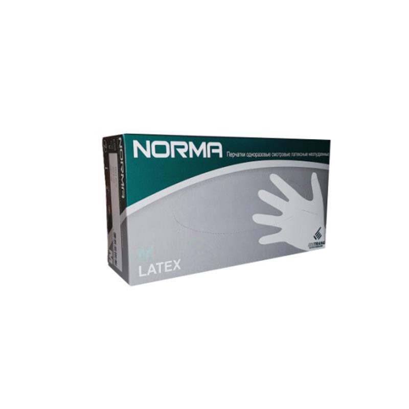 Изображение Перчатки латекс нестер XS NORMA 50пар текстурированные неопудренные однократного хлорирования 1 из 1