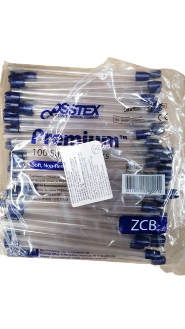 Изображение Слюноотсосы Crosstex Premium Plus And Advantage Saliva Ejector (наконечники), 100шт 1 из 1