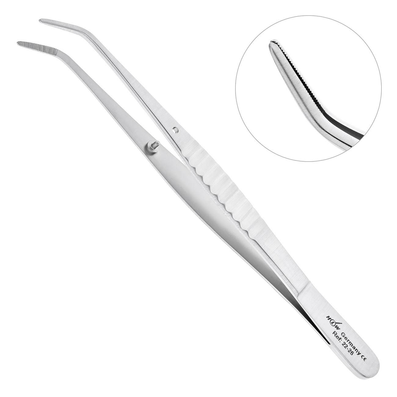 Изображение Пинцет College, 15см, усиленные ручки 22-26