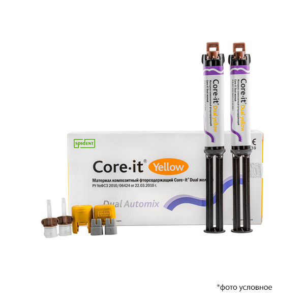 Изображение Кор ИТ Дуал / Core IT Dual желтый шприц 2*10гр 211300 1 из 1