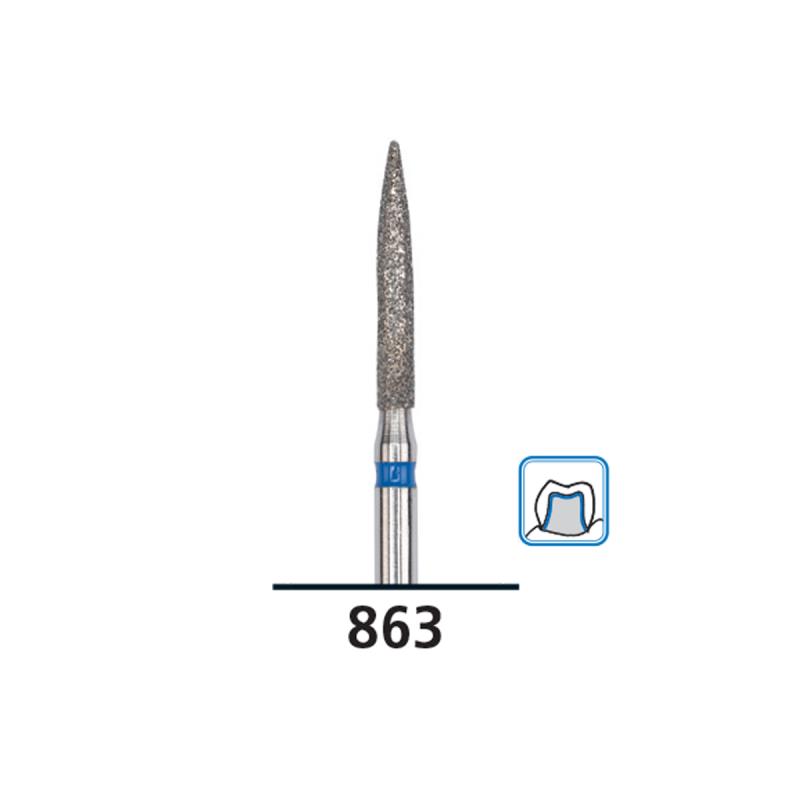 Изображение Бор (абразив) алмазный FG diamond fine 863/012F DFS 531906 1 из 1