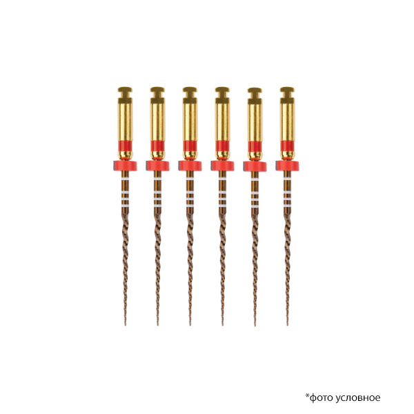 Изображение Протейпер Голд машин заверш/Protaper Gold Finishing Files F2 21мм 6шт 2 из 2