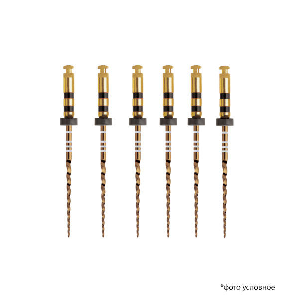 Изображение Протейпер Голд машин заверш/Protaper Gold Finishing Files F4 25мм 6шт 2 из 2
