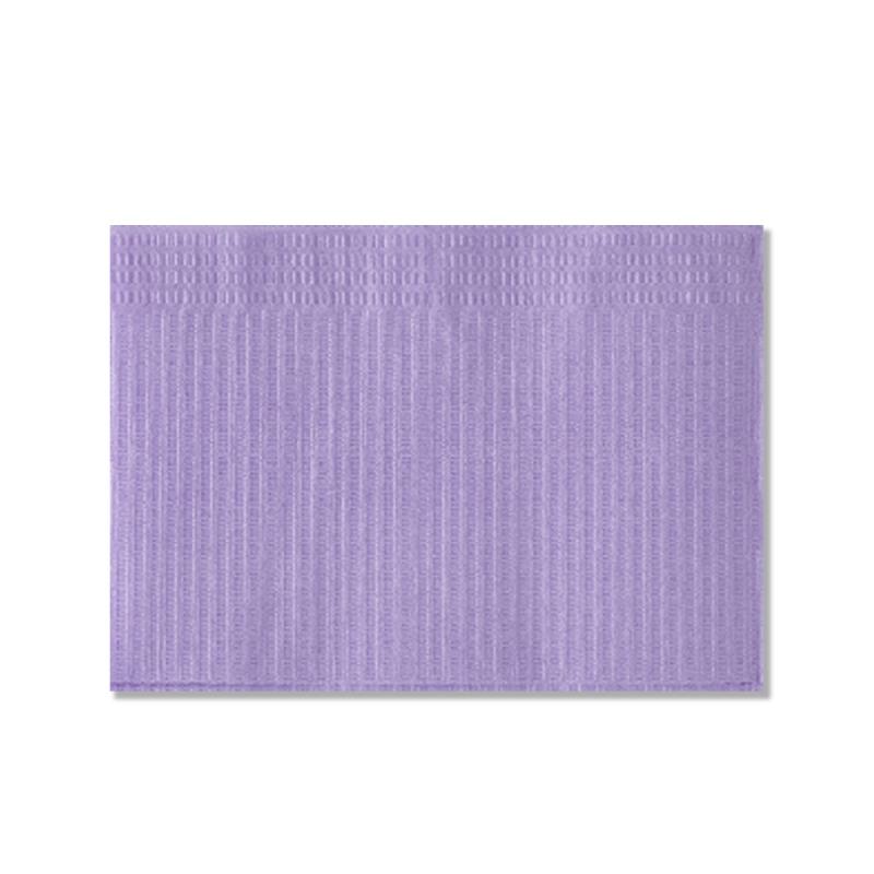 Изображение Салфетки (нагрудники) 500шт 1бум+1ПЭ лиловые Basic Monoart Euronda 33х45см 21810359 1 из 1